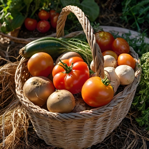 basket of vegetables