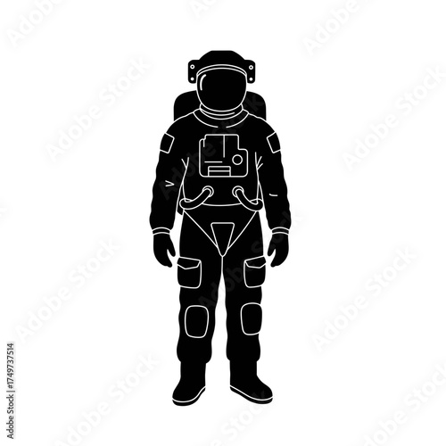 Man in astronaut suit standing in a confident pose for International Men's Day  