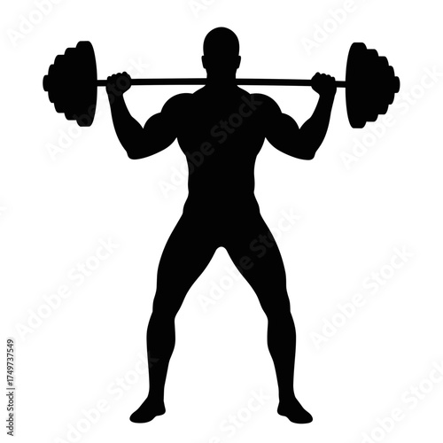 Man lifting weights in strong pose symbolizing International Men's Day  