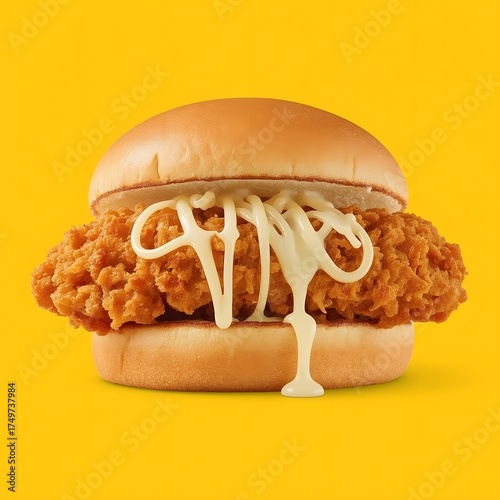 hamburger on a plate