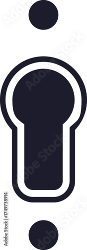 Keyhole icon representing security, access, and opportunity