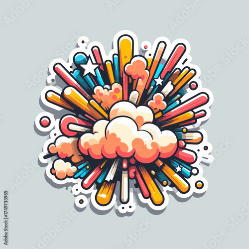 A cute, cartoonish illustration of a small brown monkey with big, expressive eyes and a playful tail.