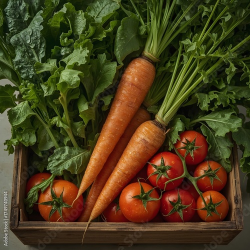 fresh vegetables on the market