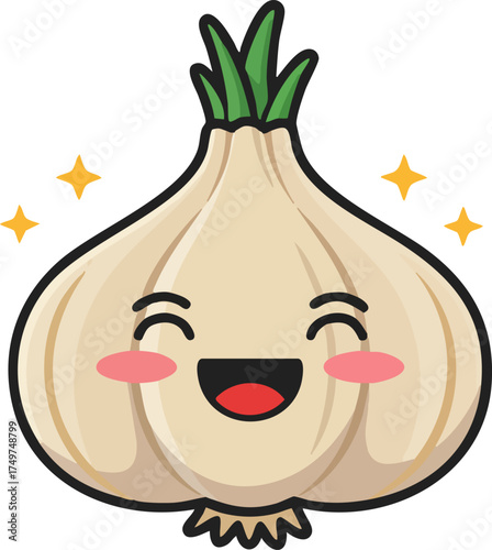 Laughing Garlic Emoji