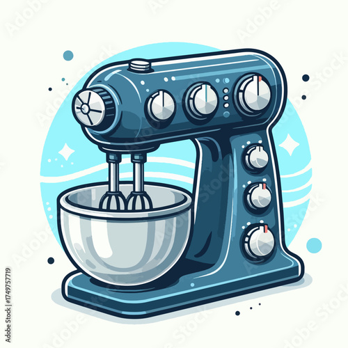 A cartoon illustration of a smiling male chef preparing and arranging grilled skewers on a wooden board with sauce.