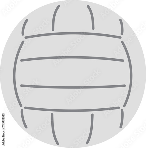 ball illustration of a volleyball