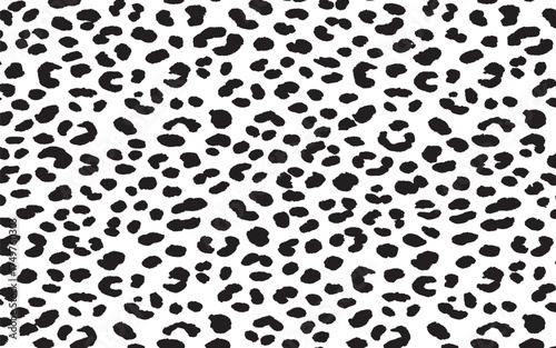 Leopard Print Pattern Seamless Animal Skin Vector Design