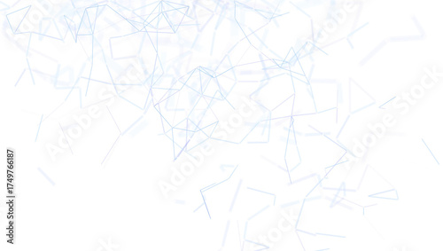 Abstract image of interconnected lines forming a digital network, ideal for illustrating concepts like technology, connection, or data. Perfect