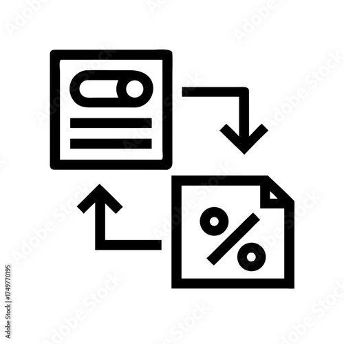 Switching between settings and discounts