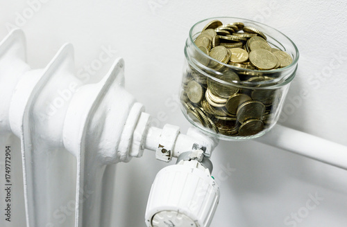 Financial concept with coin...