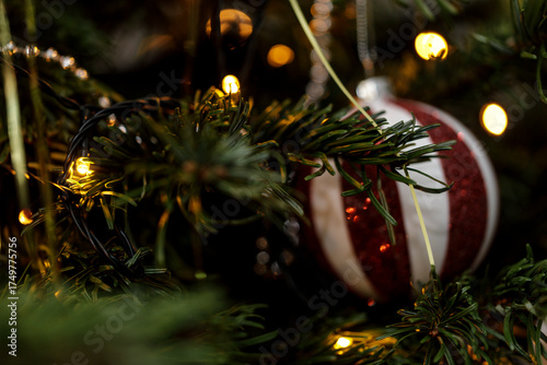 Close-up shot of a Christma...
