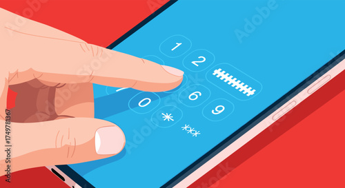 Unlocking Your Mobile Device Through Digital Security And Personal Identification Methods.
