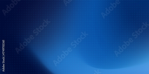 Gradient blue abstract background with a soft curve and vector smooth.