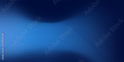 Gradient blue abstract background with a soft curve and vector smooth.