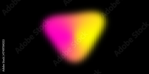 Abstract pink and yellow gradient background texture featuring design wallpaper graphic colorful bright modern art with dark background