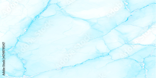 Floor or wall tile surface light elegant interior luxury decoration wallpaper of blue ceramic counter texture stone slab smooth tile texture with luxury elegant natural polished curved veins.