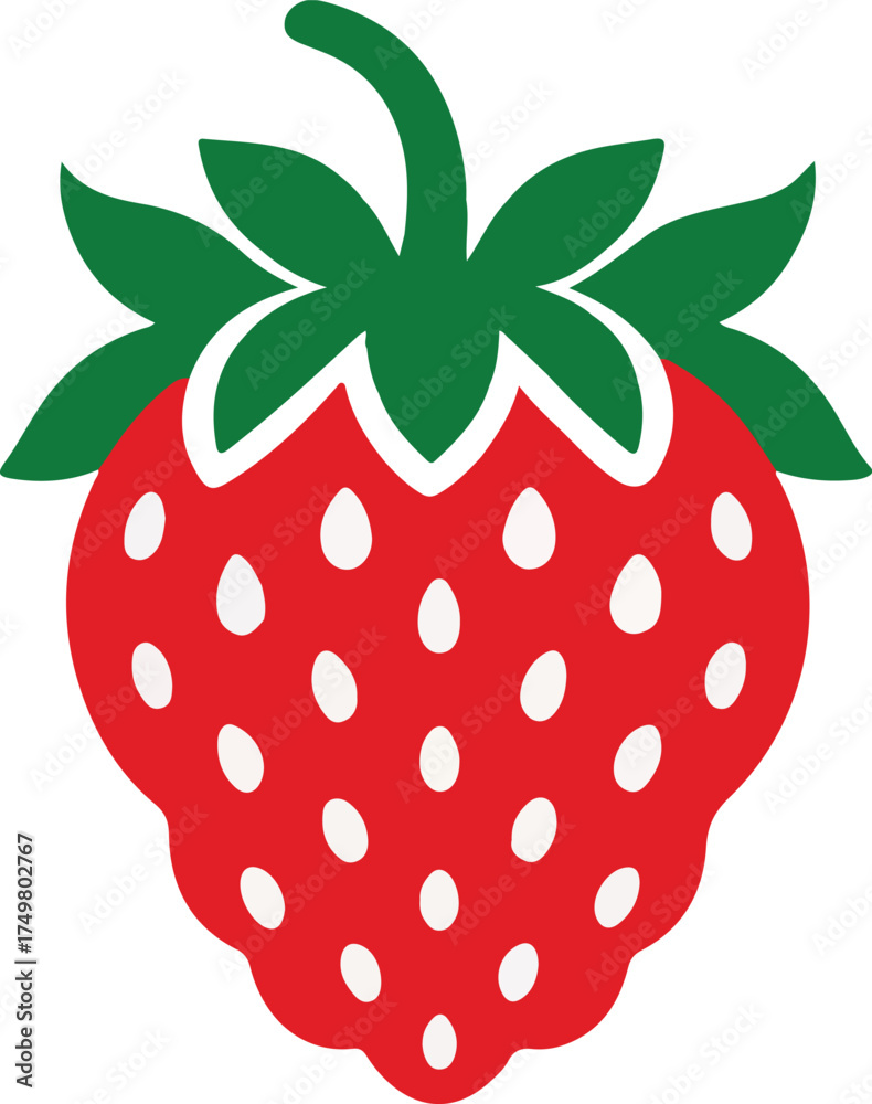 Obraz premium strawberry isolated on white