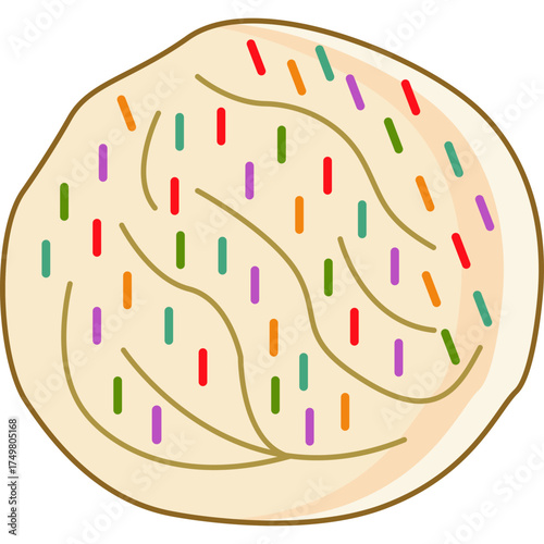 Colorful Sugar Cookie