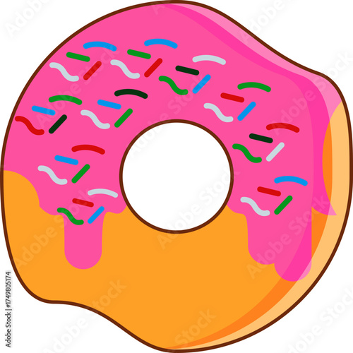 Pink Glazed Donut