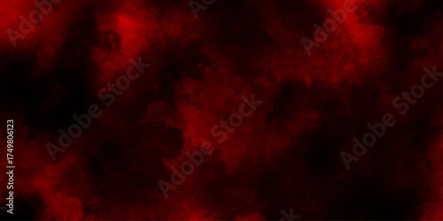 abstract wallpapers for murder and crime scenes, Deep crimson nebula with dark speckles, creating a dramatic and immersive atmosphere, abstract red and black smoke  watercolor clouds background.