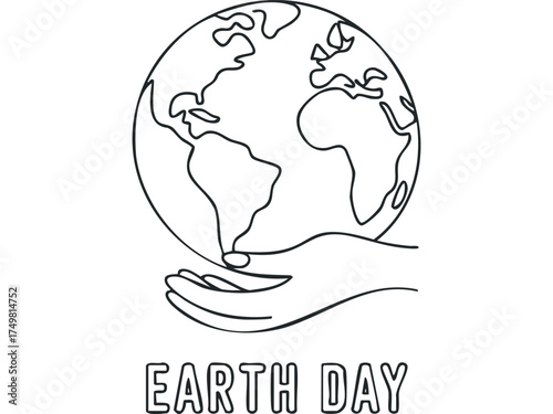 Earth held gently in open hands a symbol of care