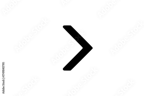 Black Right Pointing Arrow Symbol Icon
