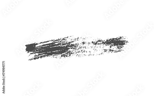 Grunge badge brush, hand drawn black sticker.Grunge dark black sketch templates featuring rough paint brush textures.Grunge splatter, dirt stain, brush with drops blots. Vector ink box
