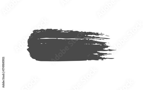 ink brush strokes and splatters black grunge vector set.Abstract black in splash, paint, brush strokes, stain grunge isolated on white background, 