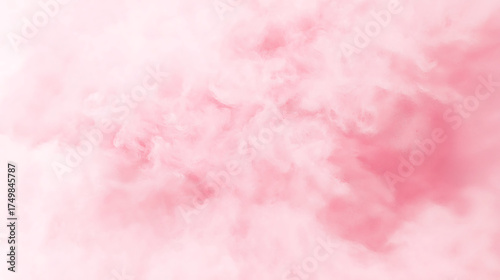 A pink cloud with a pink background