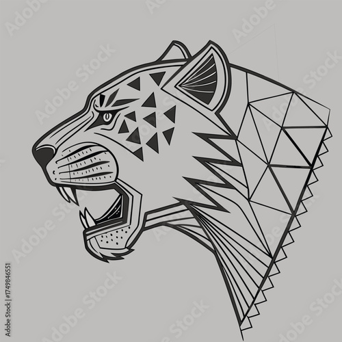 head of a tiger