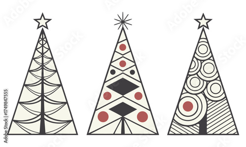 vector illustration of a christmas tree