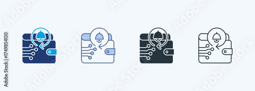 Real Time Notification Multiple Style Icon Collection