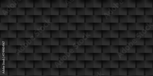 Dark blue and black seamless carbon fiber metal grid texture pattern illustration background