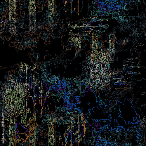 Seamless floral pattern, classic flower ornament, abstract ditsy print in vintage motif. Elegant botanical design of beautiful large wild flowers, leaves, small branches, herbs. Vector illustration.