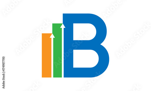 Letter B Financial Logo