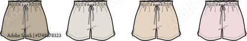 Collection of stylish shorts in a variety of colors, perfect for summer and casual wear options