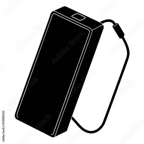black and white mobile phone