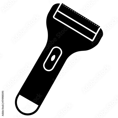 electric shaver isolated on white background