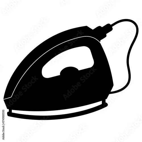 iron isolated on white background