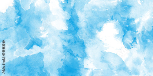 abstract blue watercolor splash stroke background, bright multicolor hand drawn illustra painted blue watercolor background, beautiful grunge blue background with space and for making graphics design.