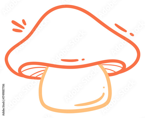 Mushroom Sticker