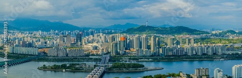 Photography Cityscape with Mountains