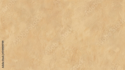 Venetian Plaster Texture in Warm Beige Tones, Seamless Background
