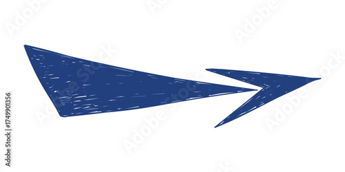 Blue arrow