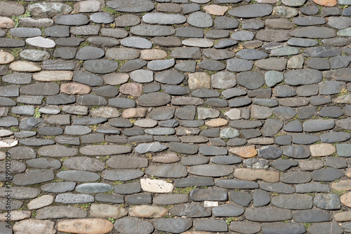 Wallpaper Mural Sidewalk made of old small cobblestones Torontodigital.ca