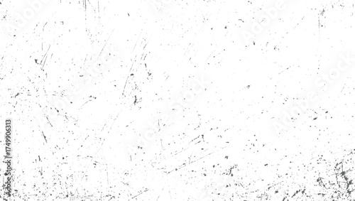 White background with grey scratches and speckles texture