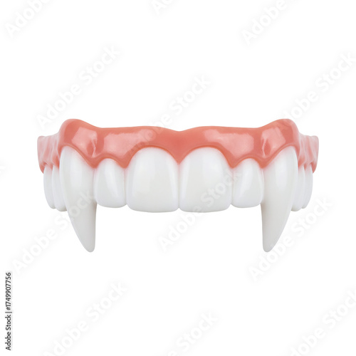 Принти на полотні Plastic vampire fangs for a scary halloween costume