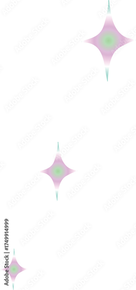 Obraz premium Three Sparkles