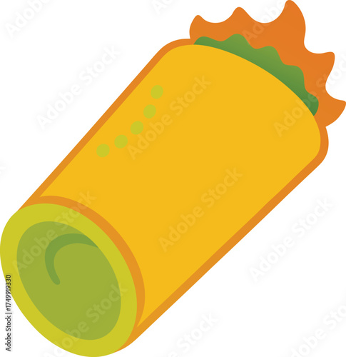 spring roll clip art on transparent background