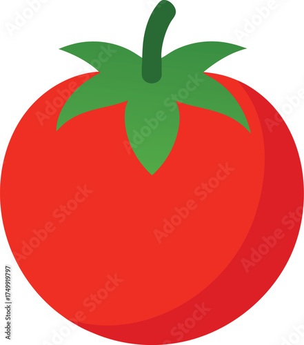tomato clip art on transparent background